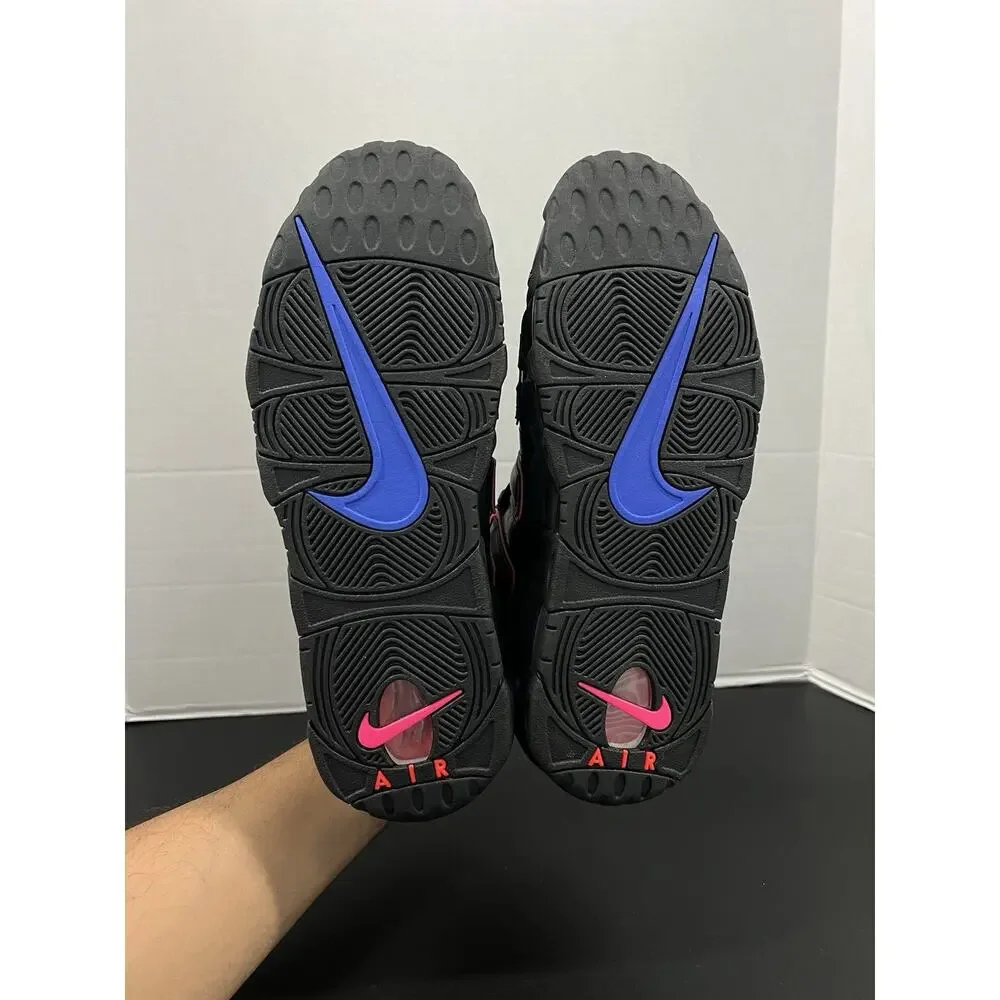 Nike Air More Uptempo Electric FD0729 001 Size 10.5 Black Blue Red Pink Pippen